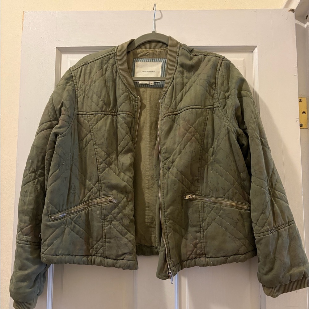 Anthropologie Sage Quilted Jacket